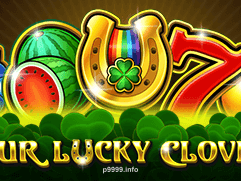 p999 Four Lucky Clover slot game visual